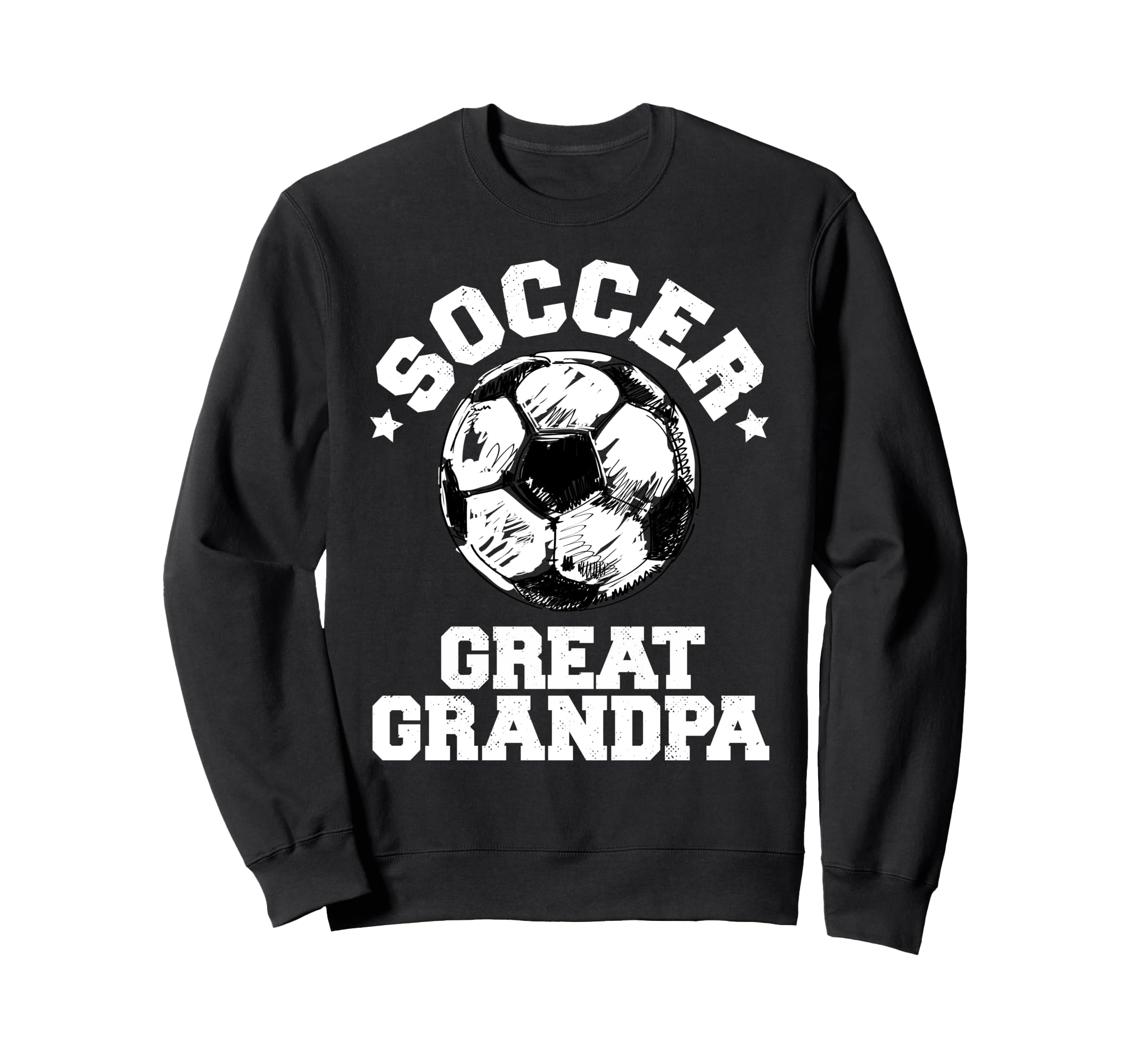 Soccer Great Grandpa Soccer Ball Sweatshirt - Casual Everyday Wear Unisex