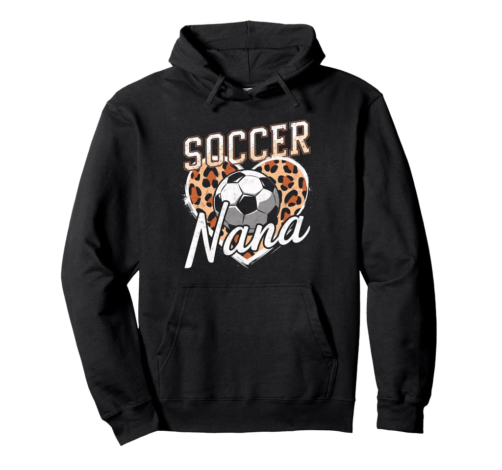 Soccer Football Player Grandma Fan Hoodie - Minimalist Print for Adults