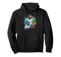 Dachshund Soccer Player Wiener Dog Fan Hoodie - Casual Everyday Wear Unisex