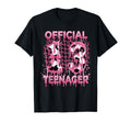 13Th Birthday Soccer Ice Cream Drip T-Shirt - Unique Graphic Men Women