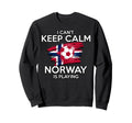 Norway Football Fan Soccer Game Sweatshirt - Novelty Apparel for Adults