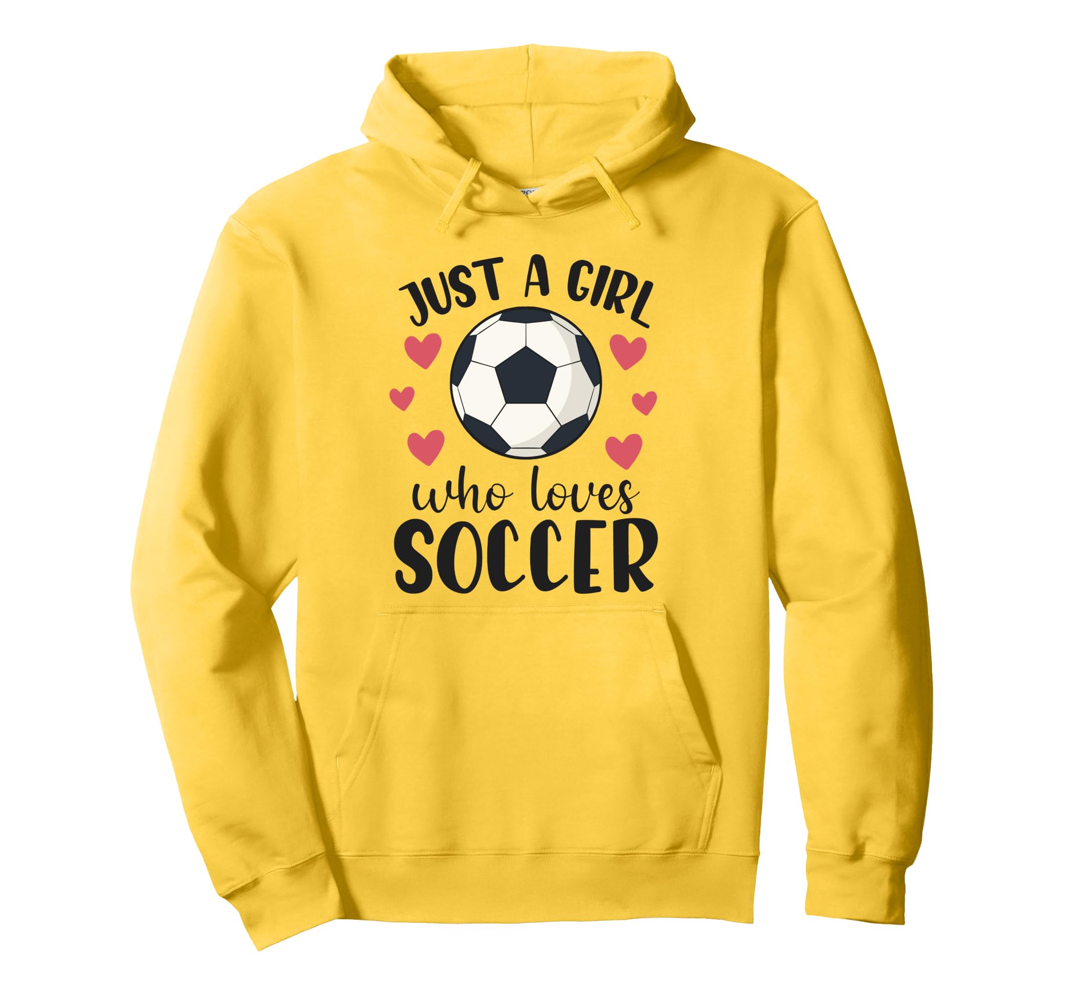 Just Who Loves Soccer Female Player Hoodie - Minimalist Print Unisex