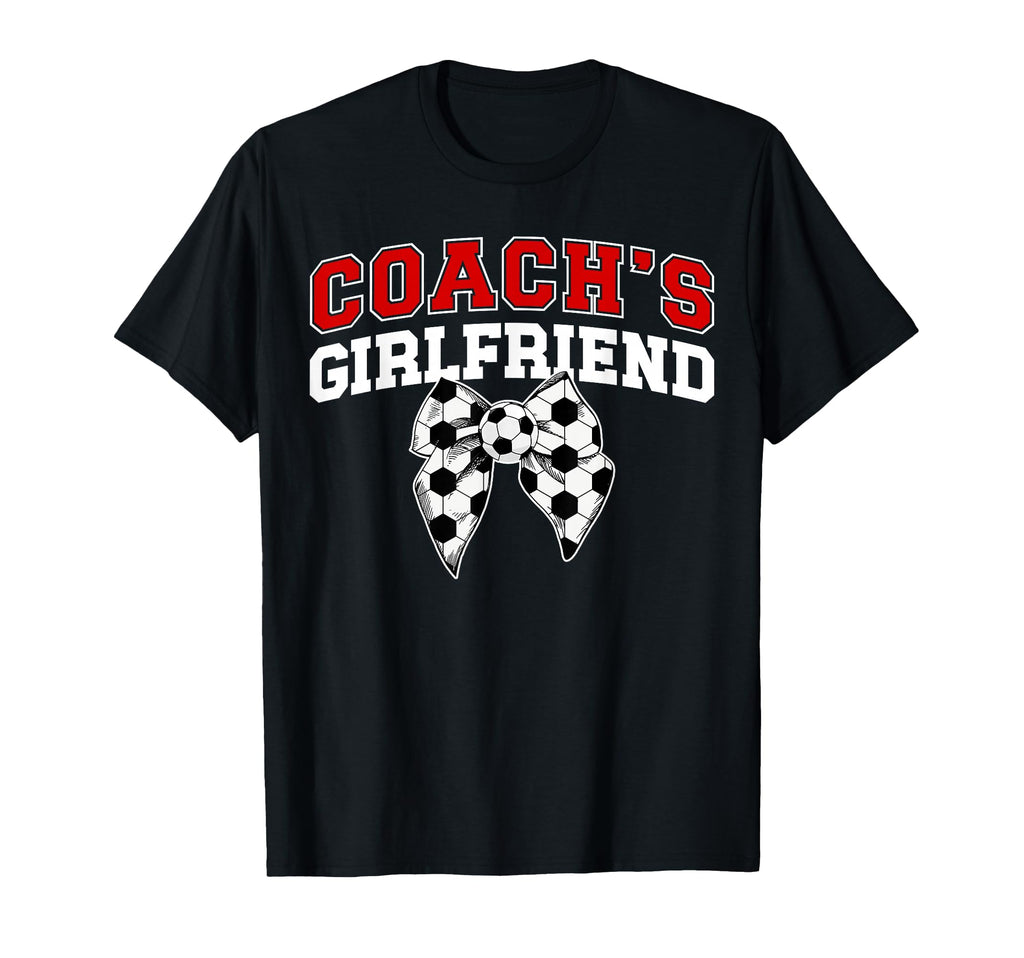 Soccer Coachs Girlfriend Coquette Soccer T-Shirt - Streetwear Style Unisex
