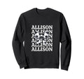 Allison Personalized Coquette Sweatshirt - Novelty Apparel Men Women