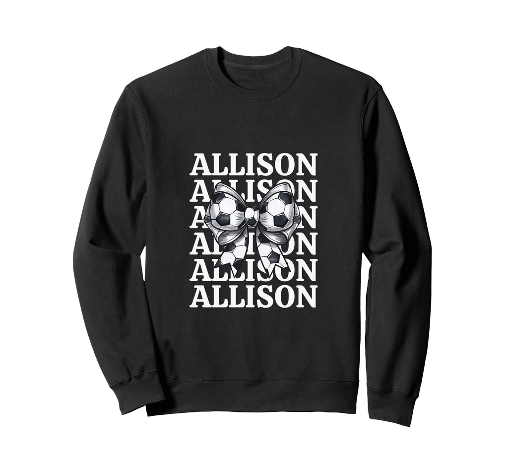 Allison Personalized Coquette Sweatshirt - Custom Art Print for Adults