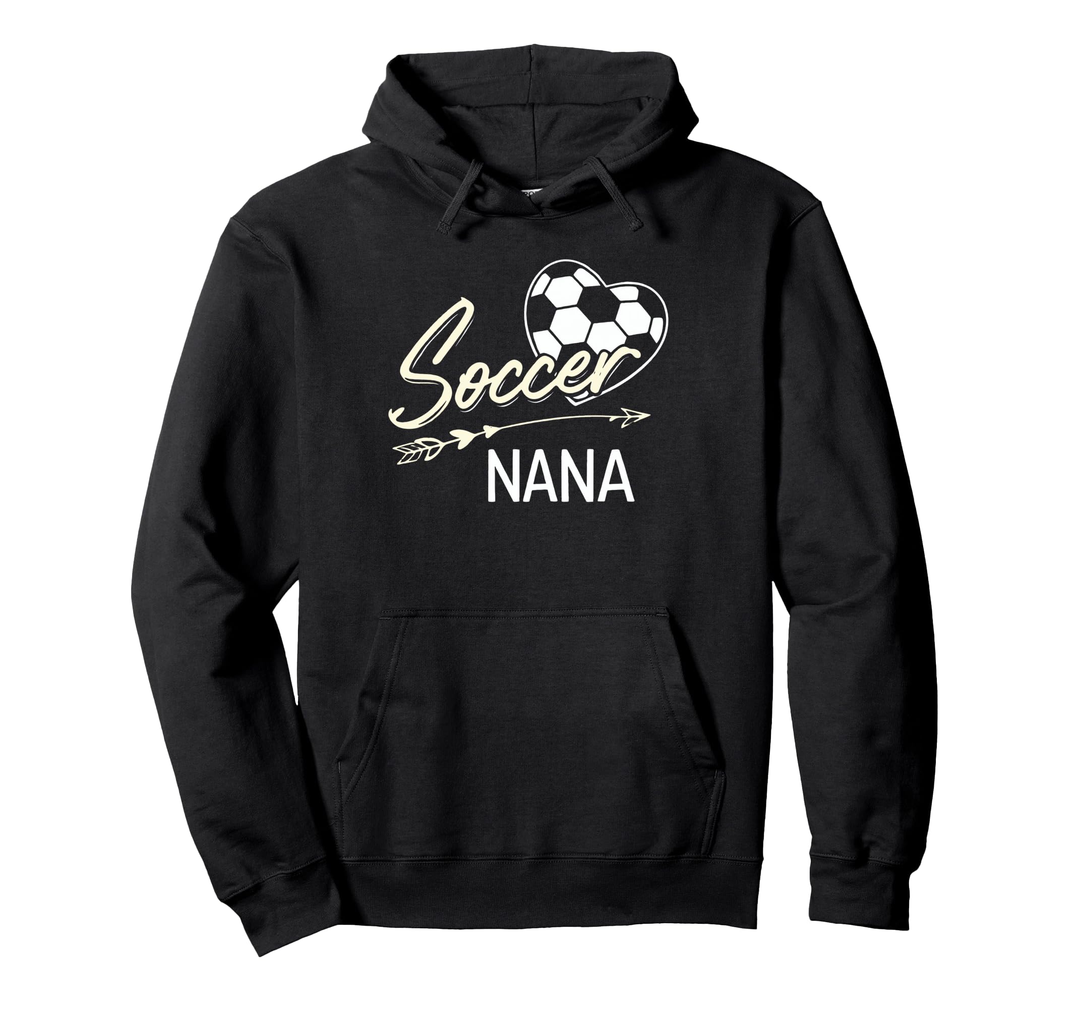 Soccer Nana Proud Grandma Soccer Love Hoodie - Minimalist Print Unisex