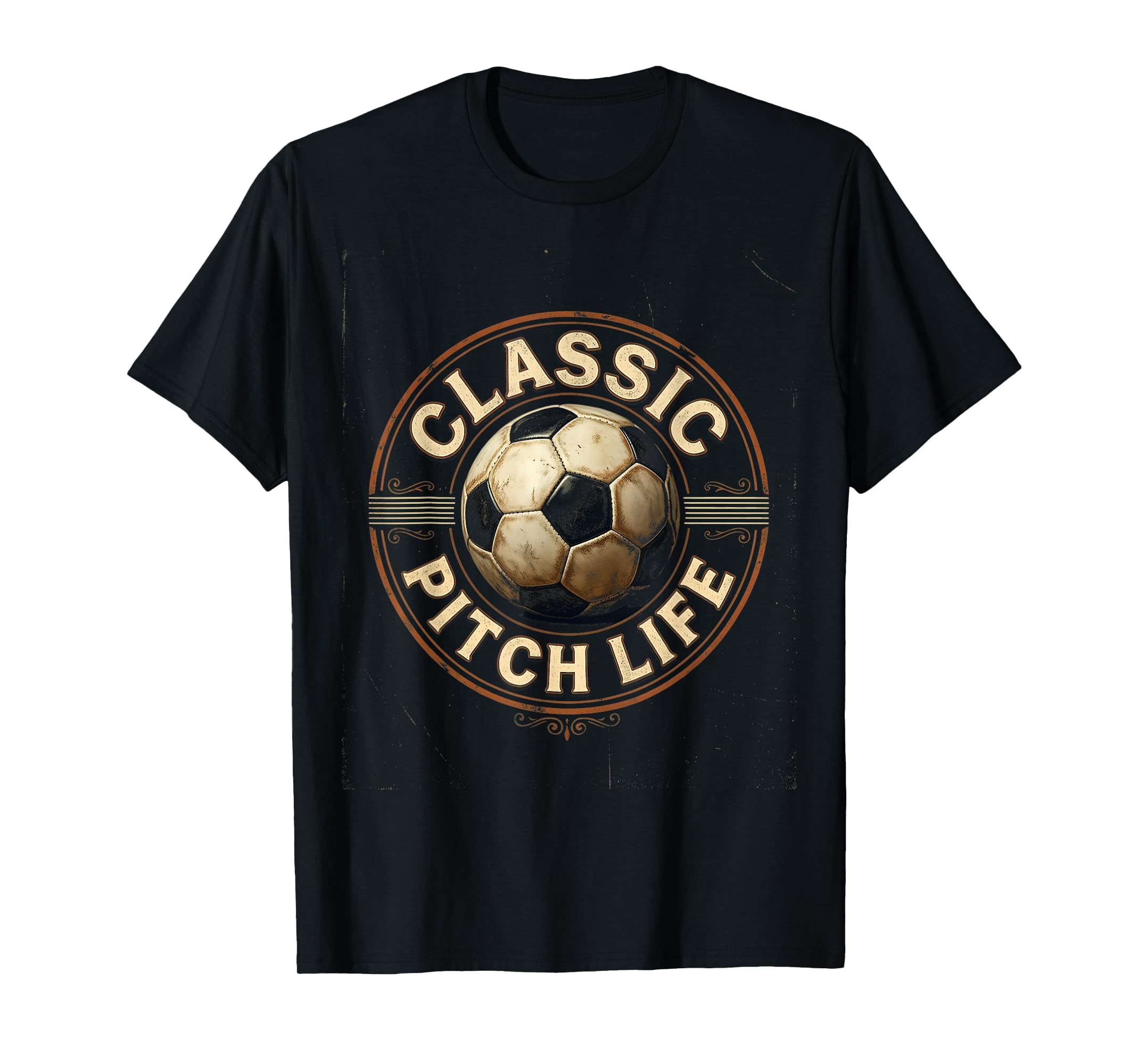 Pitch Life Soccer Ball T-Shirt - Streetwear Style for Adults
