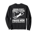 Behind Every Great Save Is Mom Sweatshirt - Aesthetic Graphic Unisex