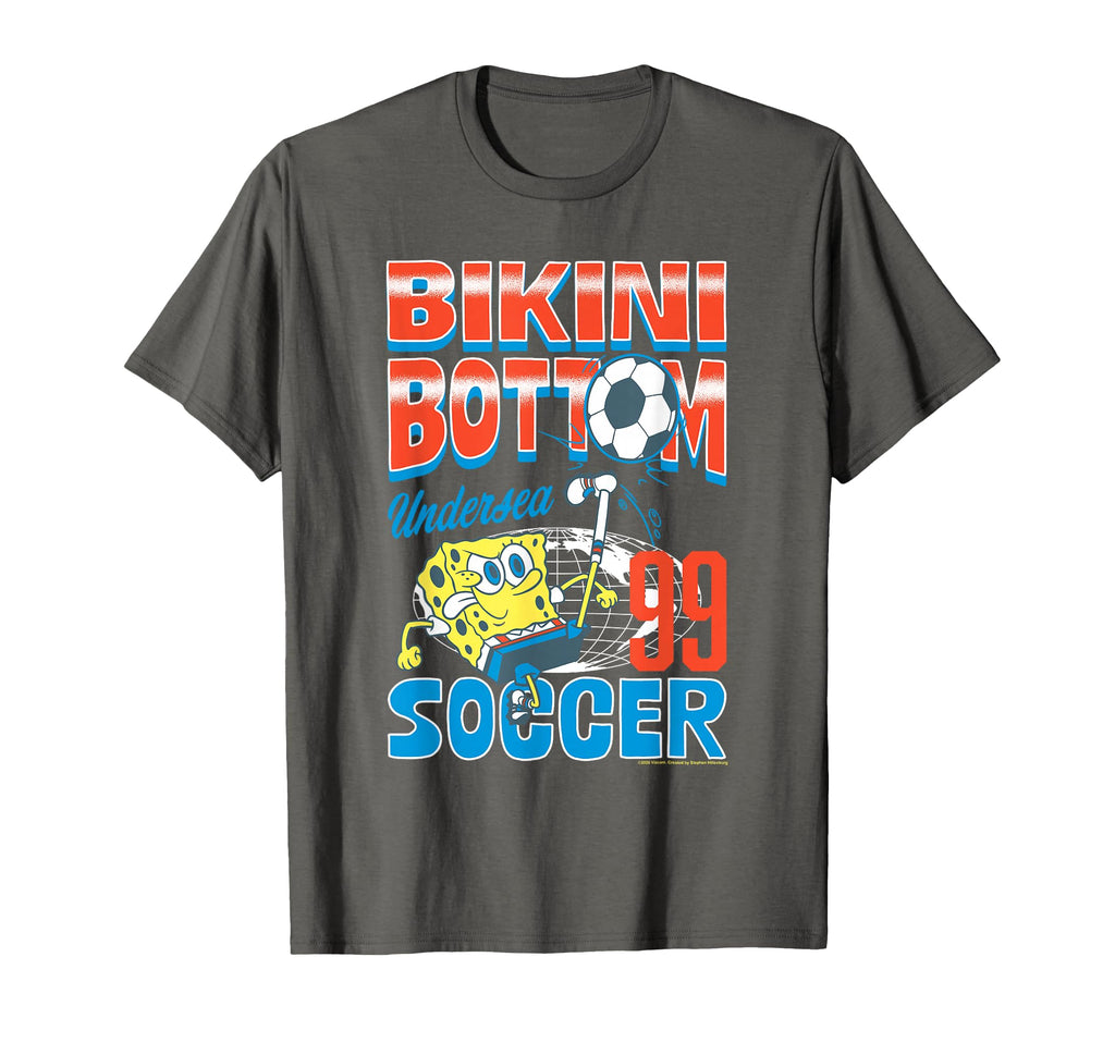 Spongebob Bikini Bottom Soccer 99 T-Shirt - Streetwear Style for Adults