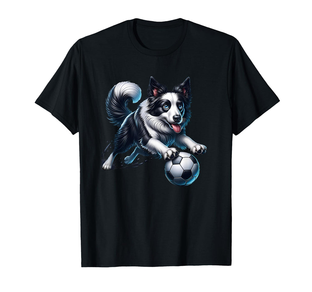 Border Collie Soccer Champion Fan Pet T-Shirt - Novelty Apparel Men Women