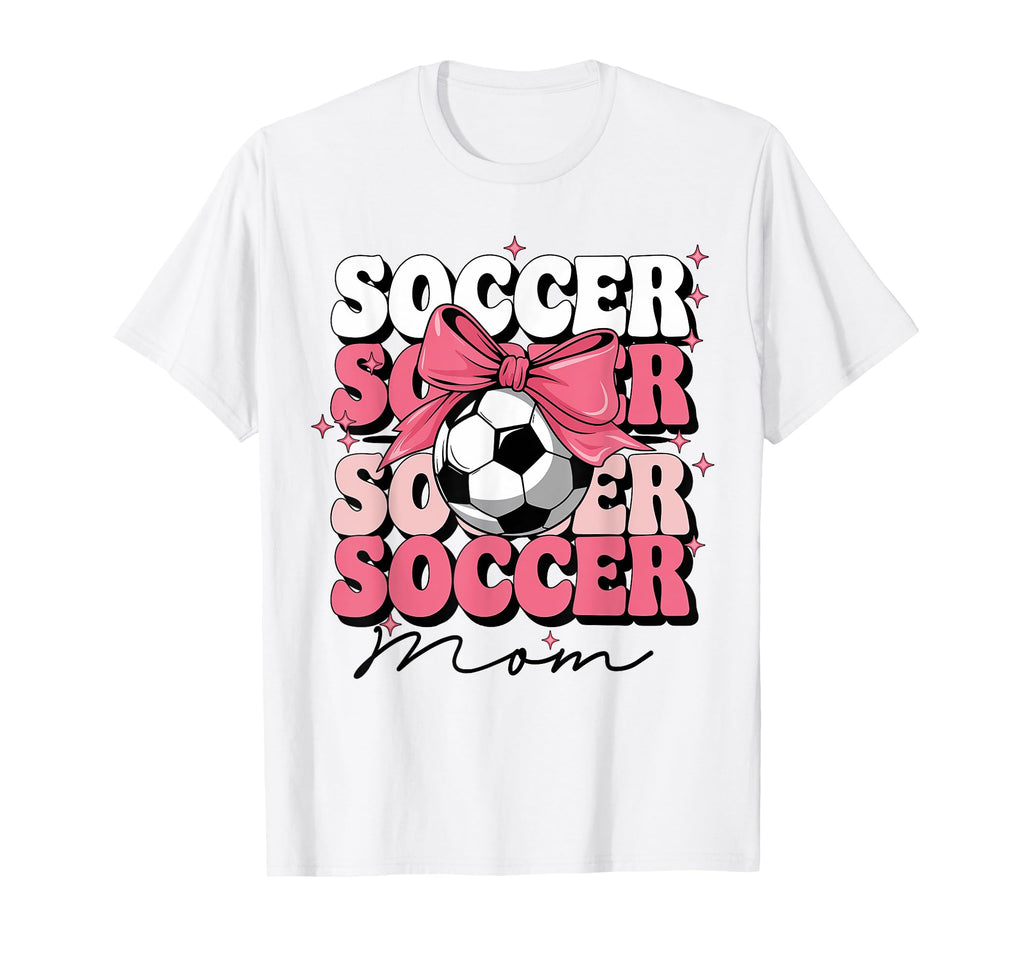 Groovy Soccer Mom Mother T-Shirt - Casual Everyday Wear for Adults
