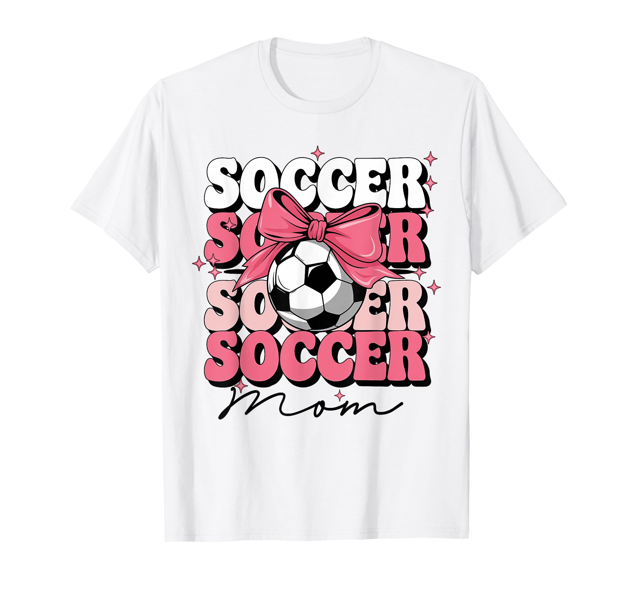 Groovy Soccer Mom Mother T-Shirt - Casual Everyday Wear for Adults