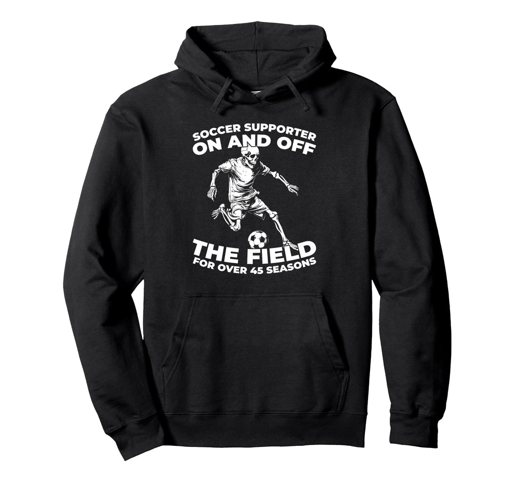 45 Years Old Soccer Sports Team Hoodie - Fun Novelty Design for Adults