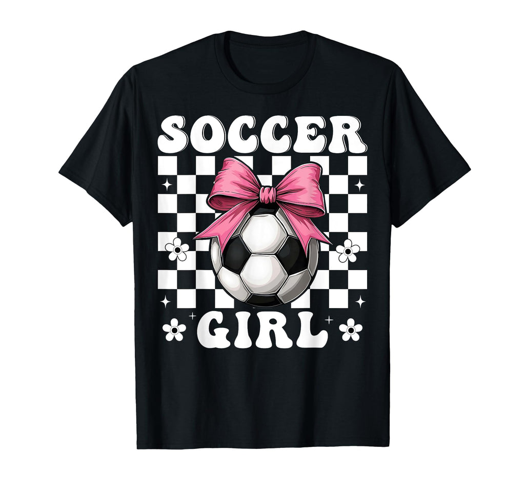 Soccer Soccer Mom Coquette T-Shirt - Graphic Print Men Women