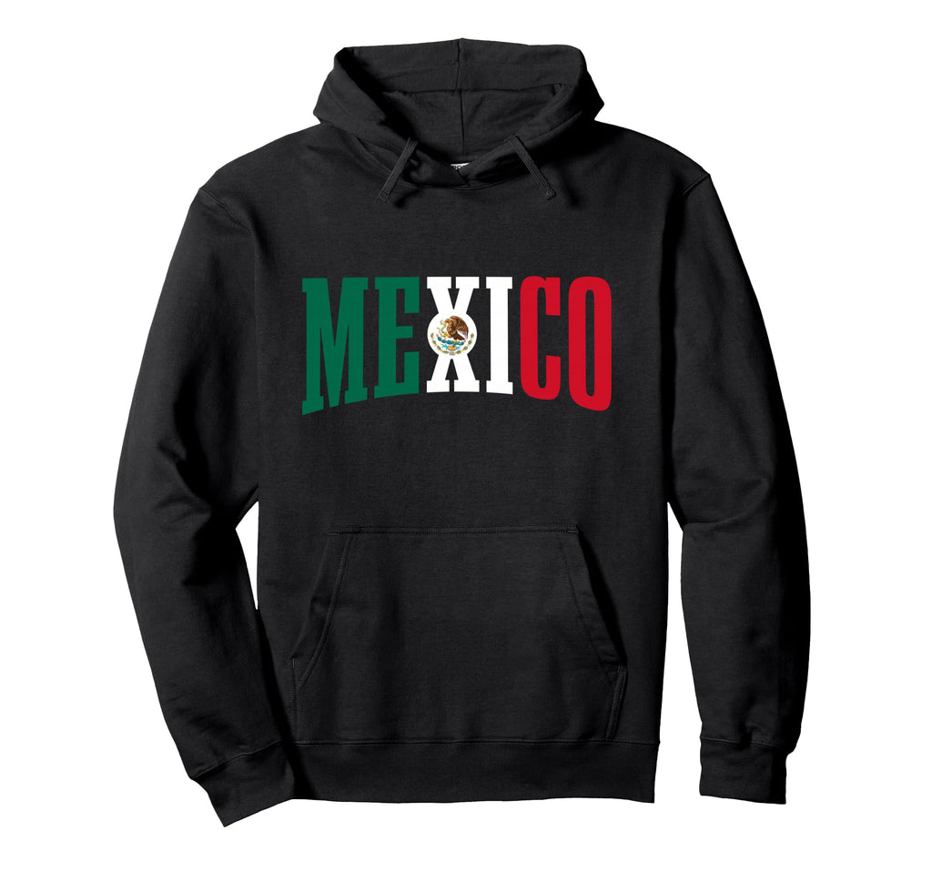 Mexico Sport Mexican Flag Pride Hoodie - Fun Novelty Design Men Women