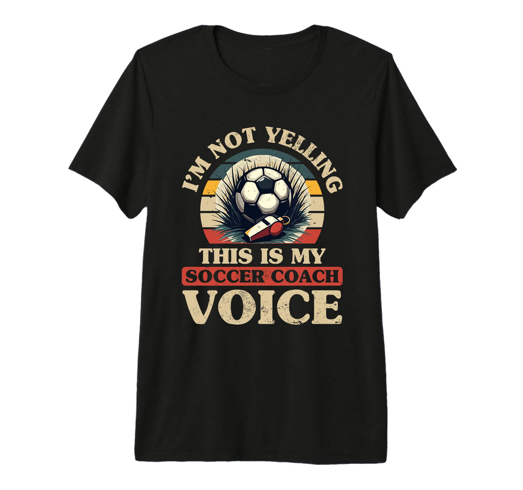 Coaching Soccer Dad Coach Soccer Coach T-Shirt - Trendy Graphic for Adults