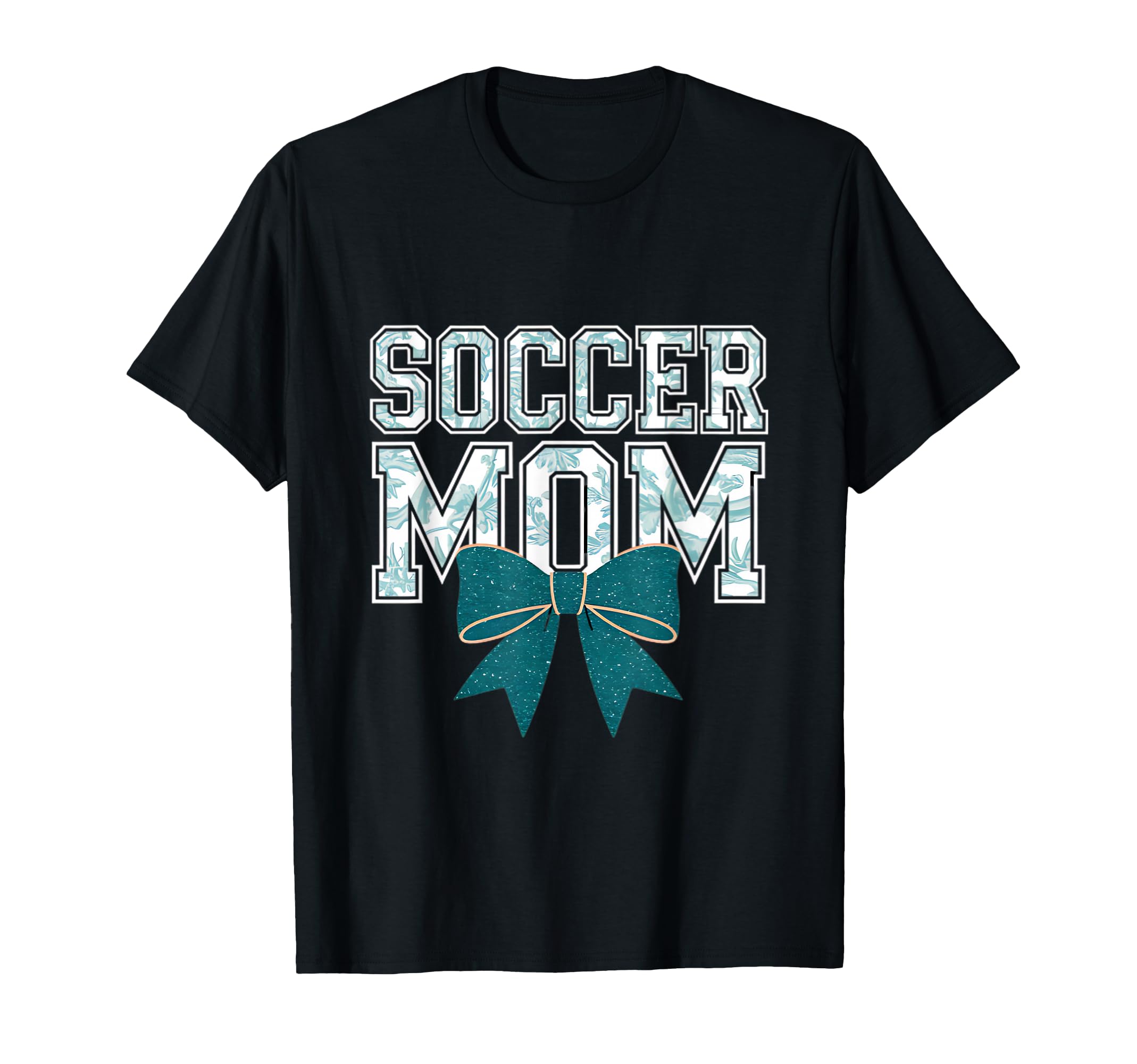 Soccer Mom Coquette Bow Mothers Day T-Shirt - Custom Art Print Men Women