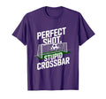 Shot Stupid Crossbar Funny Soccer T-Shirt - Fun Novelty Design Men Women