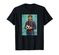 Vincent Stripes Loves Football Soccer T-Shirt - Minimalist Print Men Women