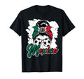 Soccer Mexico Messy Bun Mexican Flag T-Shirt - Custom Art Print Unisex