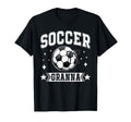 Coquette Bow Soccer Granna Soccer T-Shirt - Minimalist Print Men Women