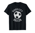 Sioux City Soccer Distressed 90S T-Shirt - Aesthetic Graphic Unisex