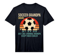 Mens Soccer Grandpa Definition T-Shirt - Minimalist Print for Adults