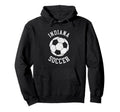Indiana Soccer Distressed 90S Hoodie - Trendy Graphic for Adults
