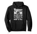 Proud Hockey Goalkeeper Mom Ice Hockey Hoodie - Fun Novelty Design Unisex