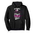 My Favorite Soccer Player Calls Me Hoodie - Fun Novelty Design Men Women
