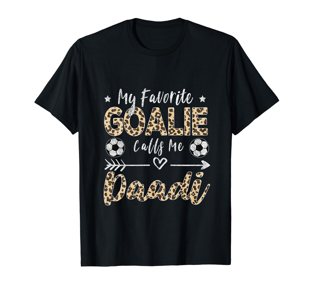 My Favorite Goalie Calls Me Daadi Indian T-Shirt - Minimalist Print Unisex