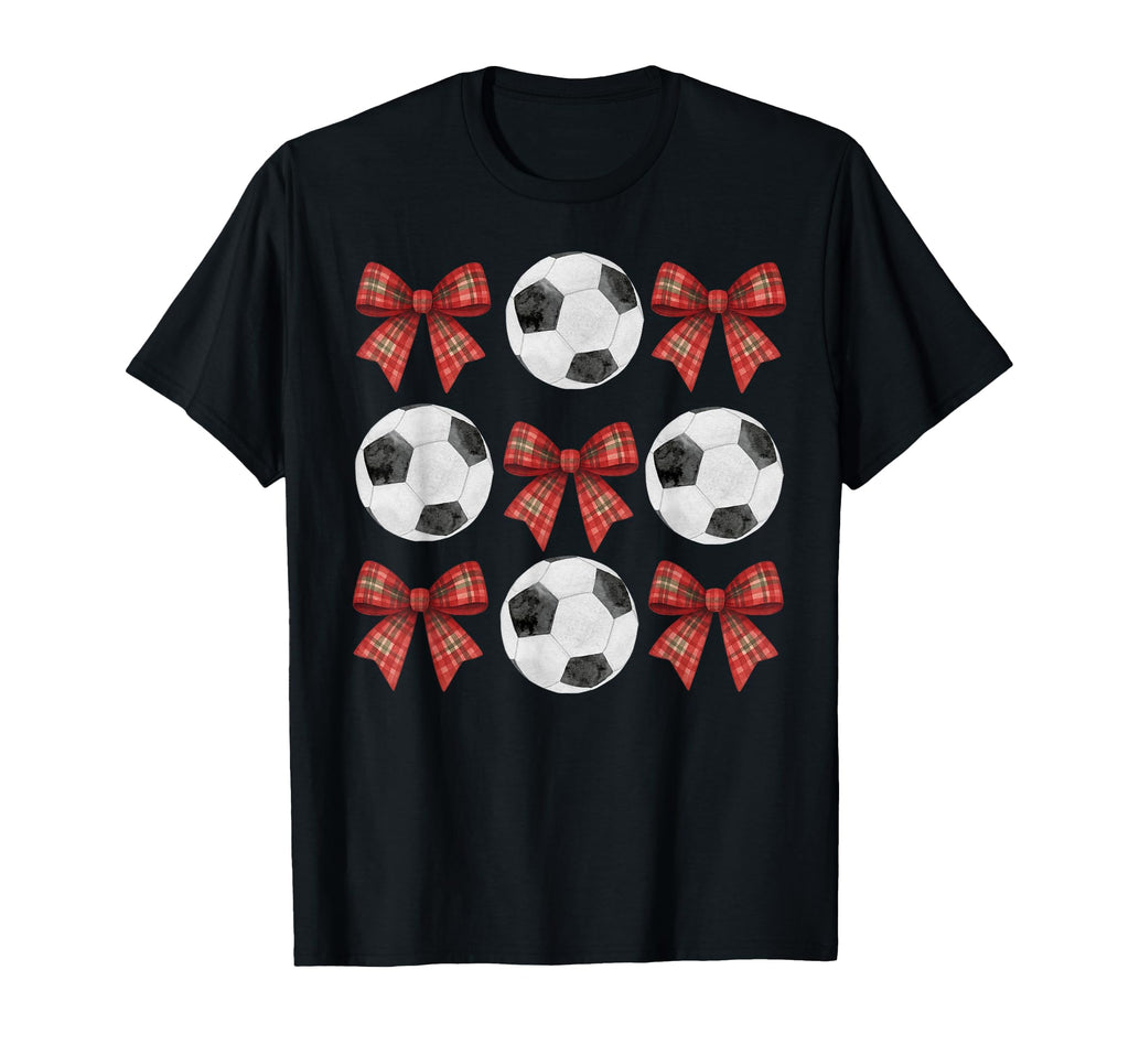 Soccer Mom Sister Coquette Teen Bow T-Shirt - Trendy Graphic Men Women
