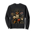 Rottweiler Motorbike Love Footbal Sweatshirt - Fun Novelty Design Unisex