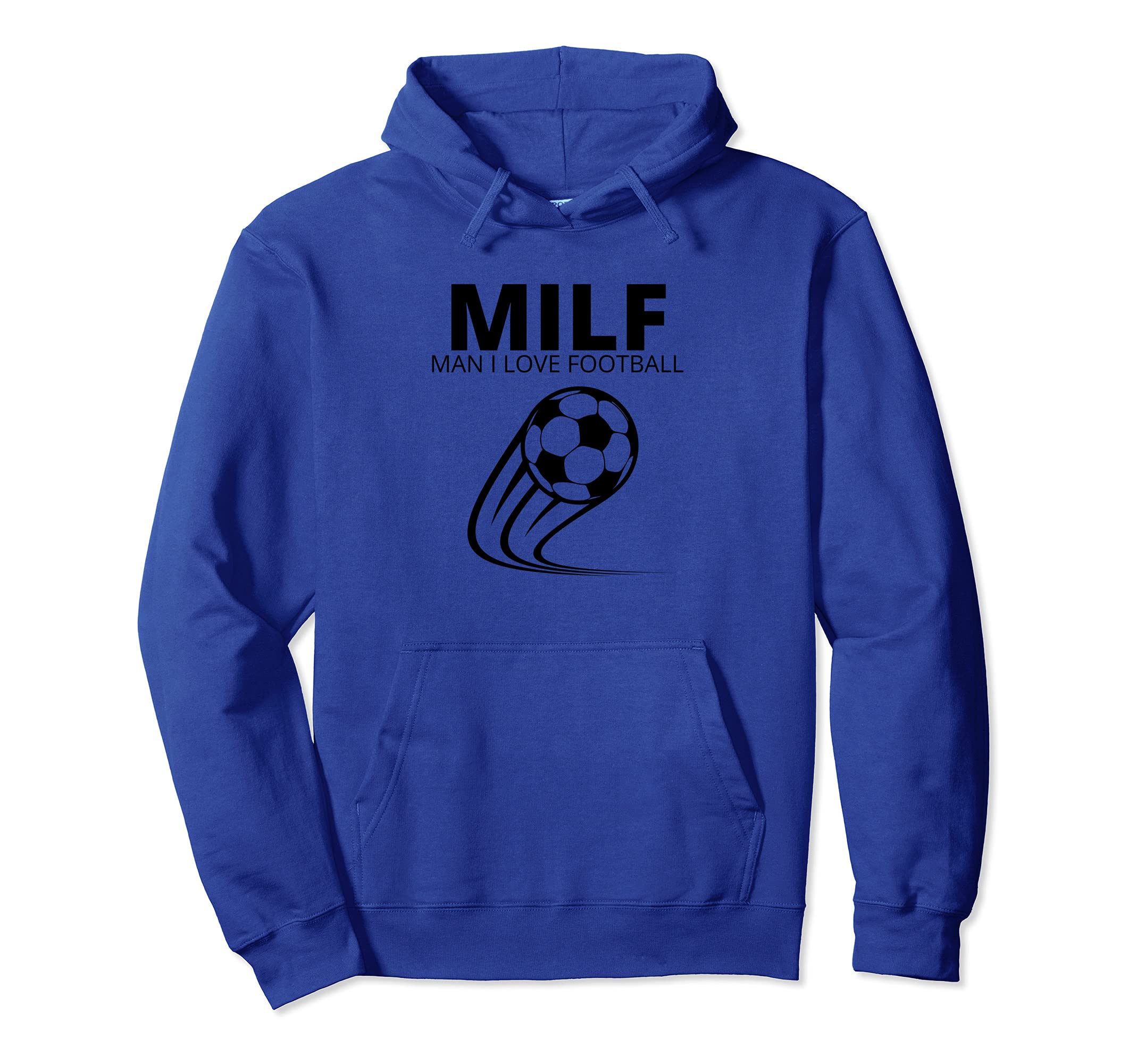 I Love Football Soccer Hoodie - Graphic Print Men Women