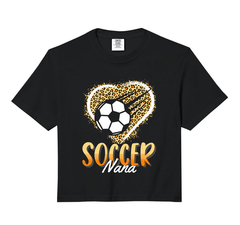 Leopard Heart Football Grandma Sweatshirt - Fun Novelty Design for Adults