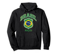 Brazil Gift Flag Brazilian Fan Samba Hoodie - Custom Art Print Unisex