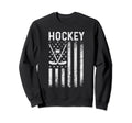 Us Ice Hockey Usa Practice Flag Sweatshirt - Streetwear Style Men Women