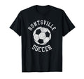 Huntsville Soccer Distressed 90S T-Shirt - Minimalist Print Unisex