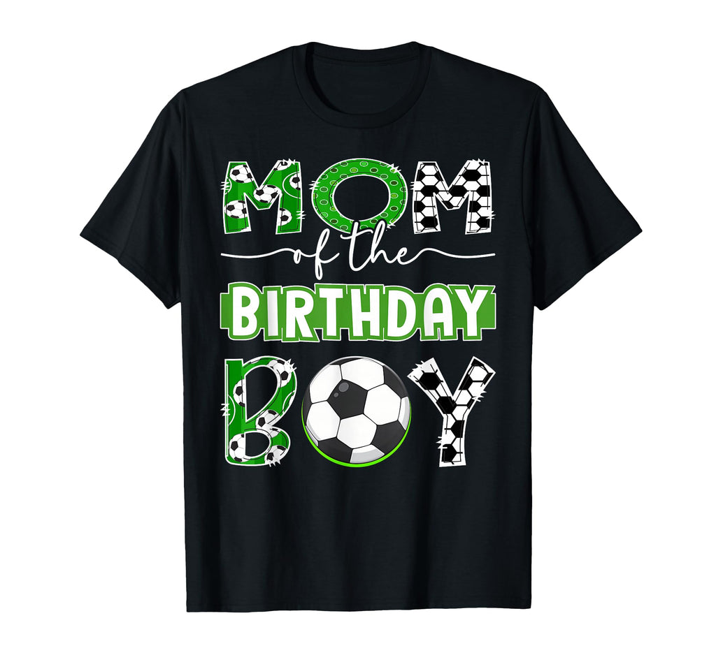 Mom Birthday Soccer Player Birthday T-Shirt - Graphic Print for Adults