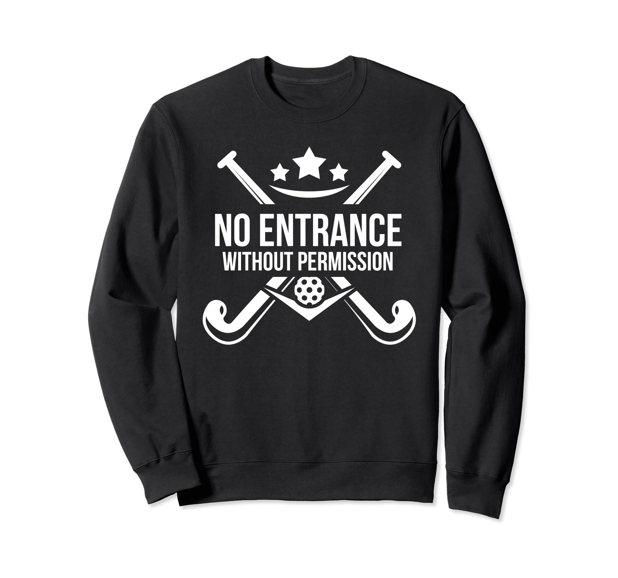 Field Hockey Goalie Funny Field Sweatshirt - Aesthetic Graphic for Adults