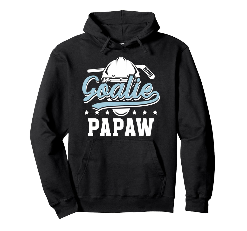 Ice Hockey Goalie Papaw Ice Hockey Hoodie - Aesthetic Graphic for Adults