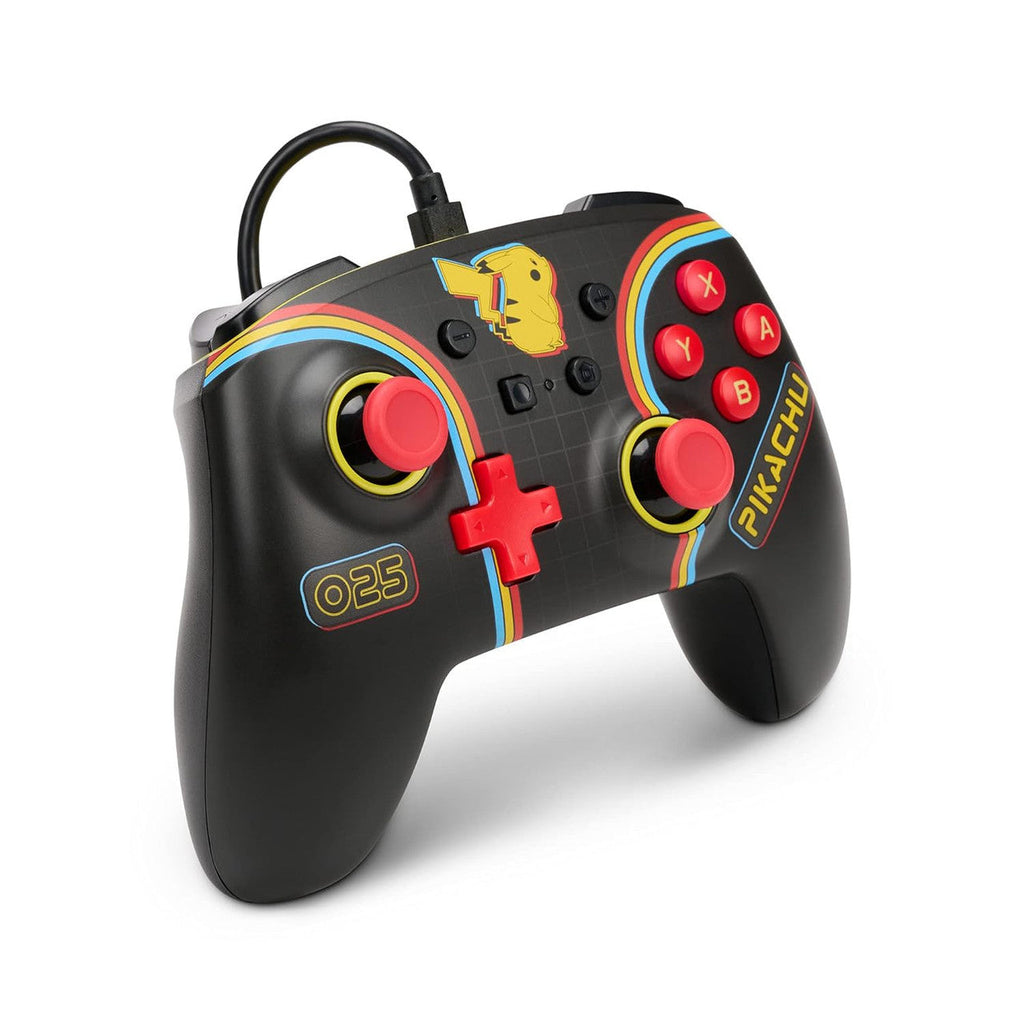 PowerA - Switch Controller Enhanced Wired: Pokemon: Pikachu Arcade - PowerA
