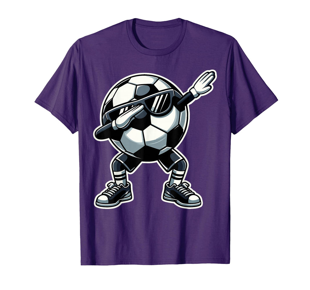 Soccer Ball Dabbing Funny Player Soccer T-Shirt - Fun Novelty Design Unisex
