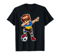 Dabbing Soccer Ukraine Funny Ukrainian T-Shirt - Unique Graphic Men Women