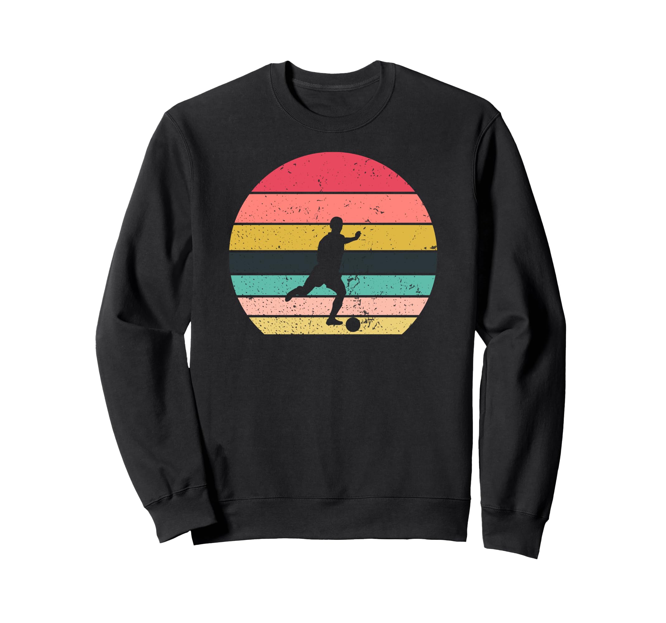 Football Soccer Sunset Sweatshirt - Minimalist Print Men Women