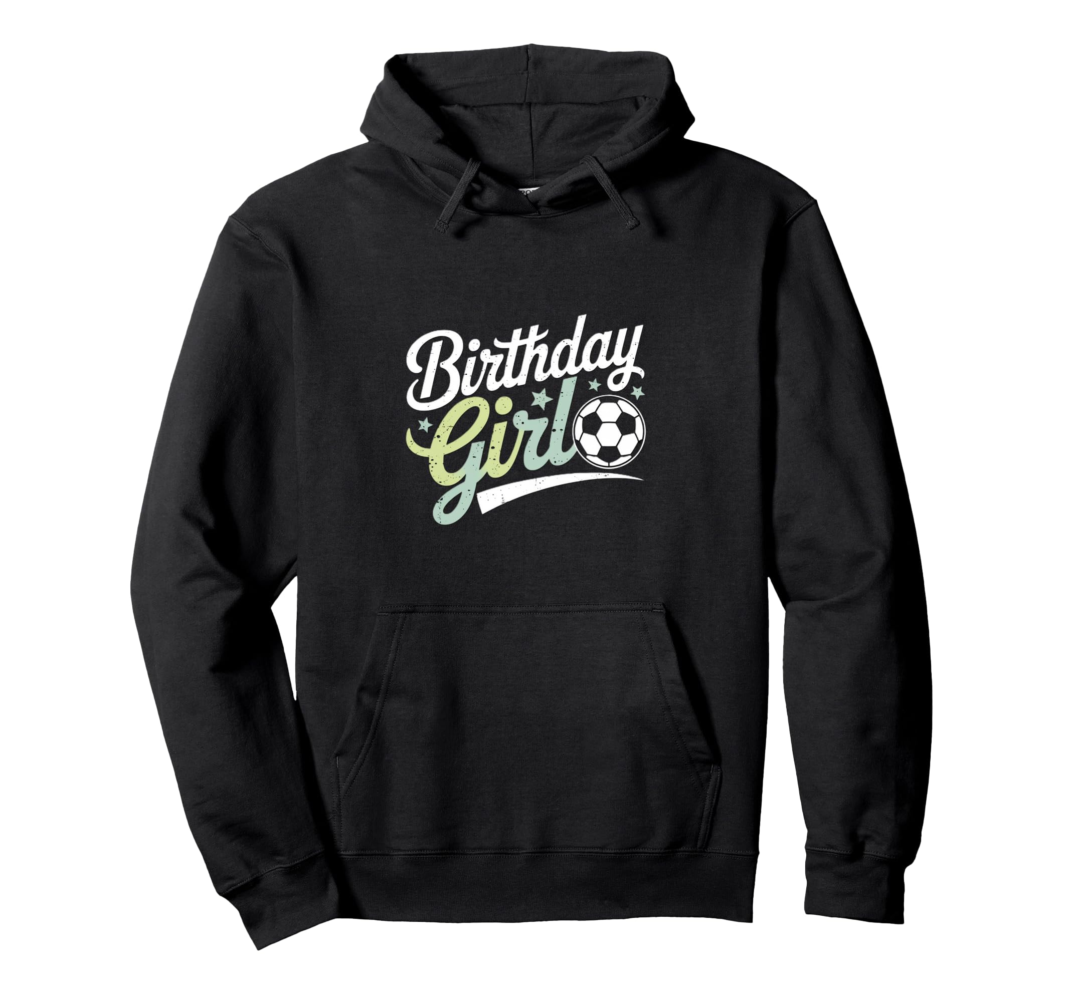 Birthday Soccer Hearts Fun Celebration Hoodie - Custom Art Print for Adults