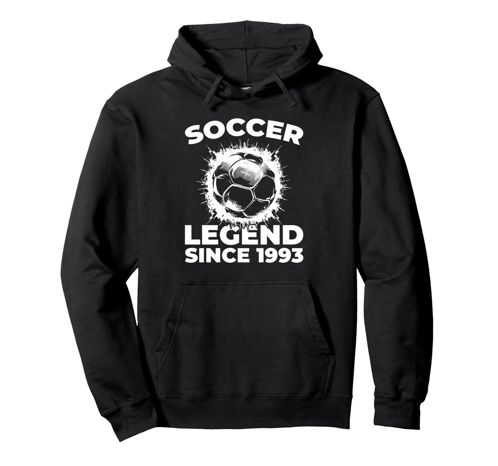 Birthday Team Player Sports Soccer Born Hoodie - Novelty Apparel Unisex