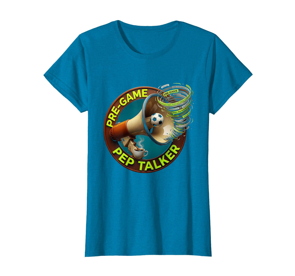 Pre Game Pep Talker Soccer Mom T-Shirt - Minimalist Print Unisex