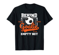 Behind Every Good Goalie Is Empty Net T-Shirt - Graphic Print Unisex