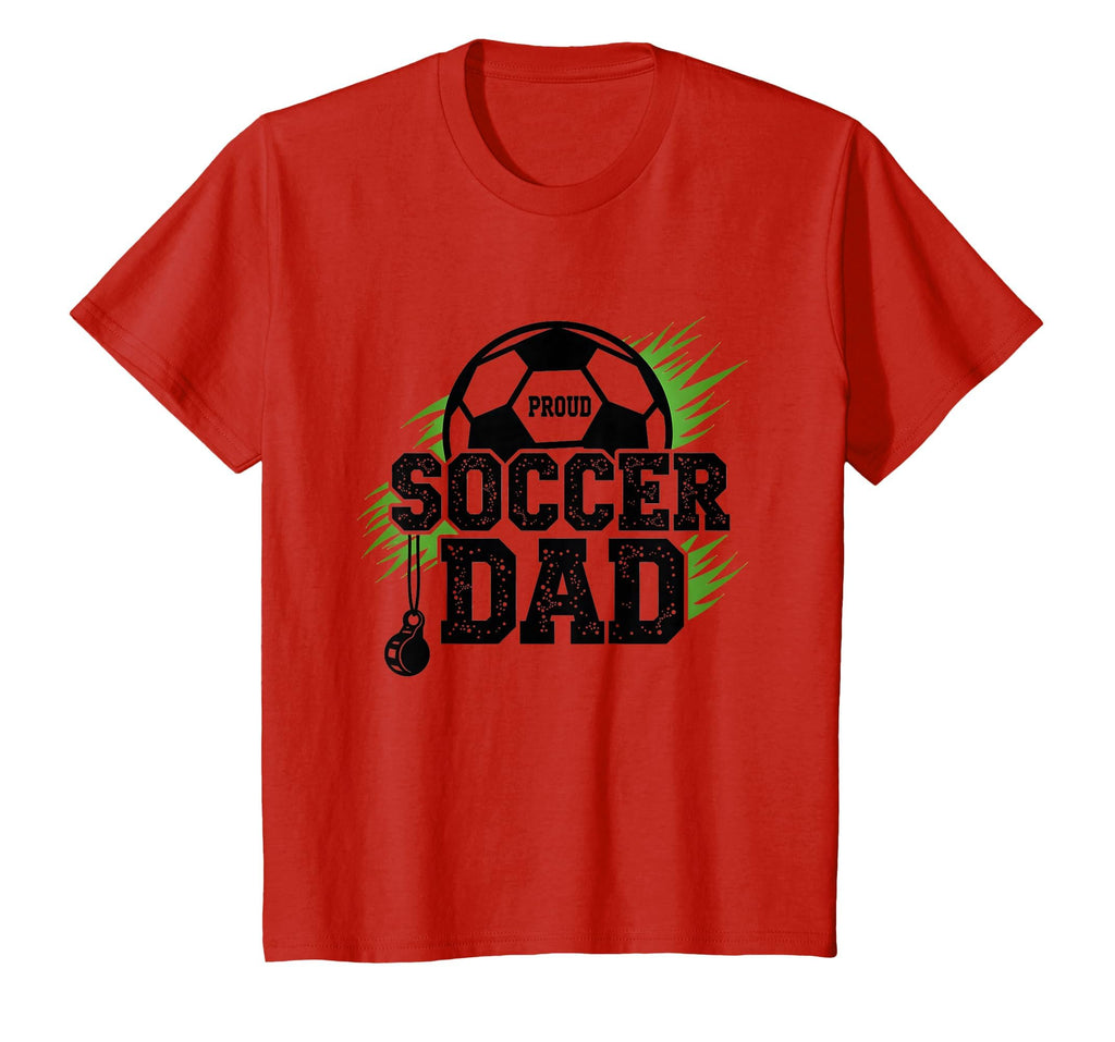 Proud Soccer Dad Whistle Sports Fan T-Shirt - Aesthetic Graphic Unisex